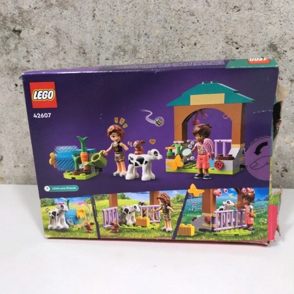 LEGO Friends Autumns Baby Cow Shed‎ 42607 Building Toy Set 2024 Farm Animal 79pc